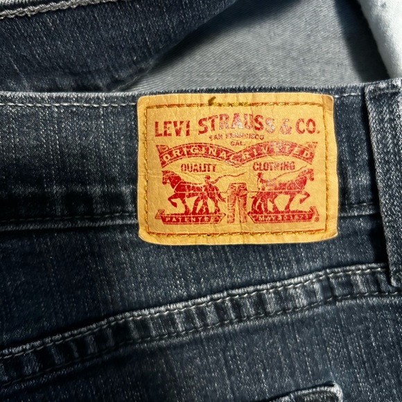 Levi’s 505 | straight leg size 10 dark blue jeans - measurements in pics - Picture 3 of 9